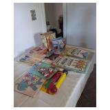 Mix Lot Childrens Toys, Books, Games