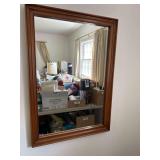 Wood Framed Mirror 28”x 40”