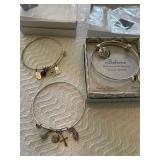 New with Box- 3 Faith Bangle Bracelets