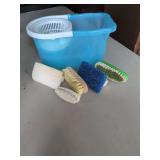 Mop Bucket, Scrub Brushes