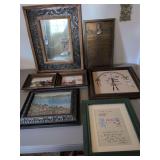 Framed Mirror, Pictures