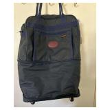 Travelwell Navy Blue Expanding Tote with Wheels