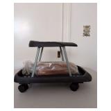 Rolling Seat, Cedar Hangers