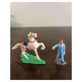 Vintage Marx Hard Plastic Figures 1.5”