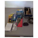 Light Bulbs, Bark Alarm, Shoe Shine Kit