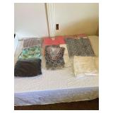 New Never Worn-XL North Style Pajamas, Night Gown and Shirt, Black Pants, White Pants, 2 Cotton Tees and 1 Floral Tee