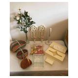 Bathroom Accessories-Tissue Holders, Wall Sconces, Decorative Soap, Bud Vase and More