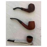 Estate Pipes - Voyaguer, Italy, Barontini Billiard Briar Wood and Kirstin Pipe