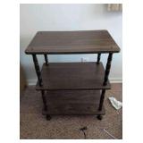 3 Shelf TV Table on Rollers
