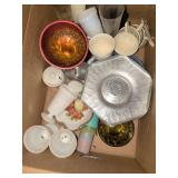 Misc Dishes, Milk Glass Water Glasses, Cups, Plates