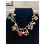 8in Fun Beach Sharm Bracelet 13 Charms