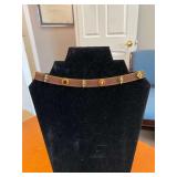 14in Rare 1960s Goldette Victorian Revival Mesh Choker