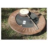 Small Exercise Trampoline & Vintage Harmony Steel Reinforce Neck Banji (need restoration)