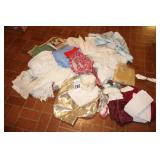 Variety of Table Cloths, Napkins, Rings, Place Mats, Dollies (several Vintage)