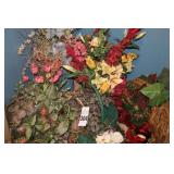 Variety of Artificial Plants & Arrangements - different containers & hanging Baskets