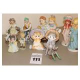 Variety of Kid Figurines - porcelain, ceramic etc.