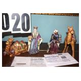 Bradford Exchange Thomas Kinkade Hawthorne Village Nativity "Star of Hope" Collection: 4 characters - King Gasper (B6949), Seated Camel (B6949), King Balthazar (E2344) & Standing Camel (E2344)     Eac