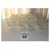 Set of 12 Wexford Crystal Footed Sherbert Cups
