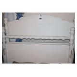 Wood Queen Headboard & Foot board (white)  56.5"x80"