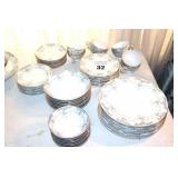 Imperial China by W. Dalton made in Japan "Seville" : 8 dinner plates, 8 dessert plates, 8 salad bowls, 8 dessert bowls, 8 salad plates, 8 saucers, & 8 cups         **Matching lot #33
