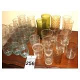 Variety of Drinking Glasses - different designs and styles - some sets