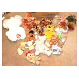 Variety of Stuffed animals & Characters - Several TY Babies with tags