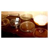 Variety of Baking Dishes - Mixing bowls, Pyrex, cookware etc.