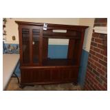Wood Entertainment Cabinet (56"x20.5"x60")