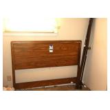 Solid Wood Full Size Head Board with rails       54"x41"