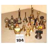 variety of Brass Bells for Travels - 20