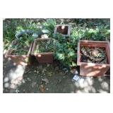 Variety of square planters
