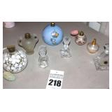 Variety of Vintage Perfume Bottles or Sprayers