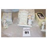 Precious Moments Porcelain Items: 3 - "I Believe In Miracles" 1996, "A Perfect Display of 15 Years" 1996, & 