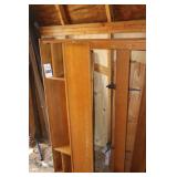 Wood Headboard, Bedframe & shelves