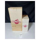 The Collectables by Phyllis Parkins Porcelain Dolls - Guarding The Way Trio with Bridge