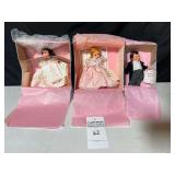 Madame Alexander Bride and Groom, Miniature Madame Dolls