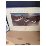 34 5 x 24 3/4 Framed Thunderbird Print