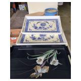 3 Trays, Note Board, Cutting Board, Metal Tin