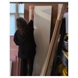 White Laminated Salvage Panel 23”x78