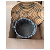 2 Woven Baskets