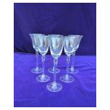 Set of 6 Fostoria Wine Glasses