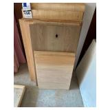 7 Hardwood Panels , Various Lengths from 20”x30”- 15”x20”