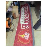 Cold Stone Creamery Flagg With Poles