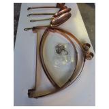 Copper Hanger for Spoons with Hooks