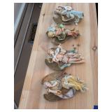 4 Simonette Angels Wall Placs Italy