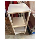 White Shelf 13 1/4x13 1/4x 33”