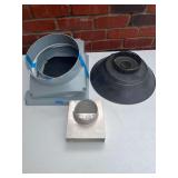 3 Vents and a Metal Lamp Shade