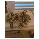 6 Brass Horns Ornaments