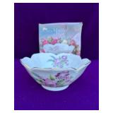 Morning Mist Lotus Bowl 7”Across- Made in Japan