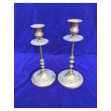 10" Brass Candle Holders
